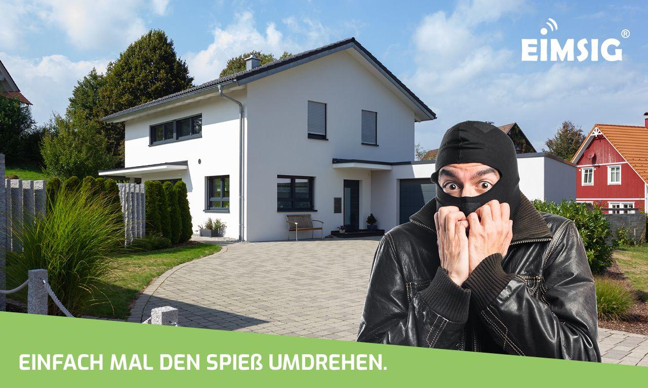 Einbrecher wird abgeschreckt